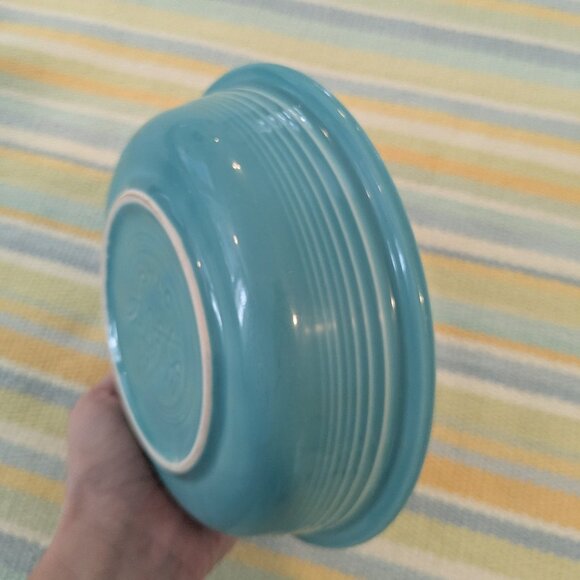⭐ Two (2) Fiestaware 7" Bowls - Plumb& Turquoise - Picture 9 of 11